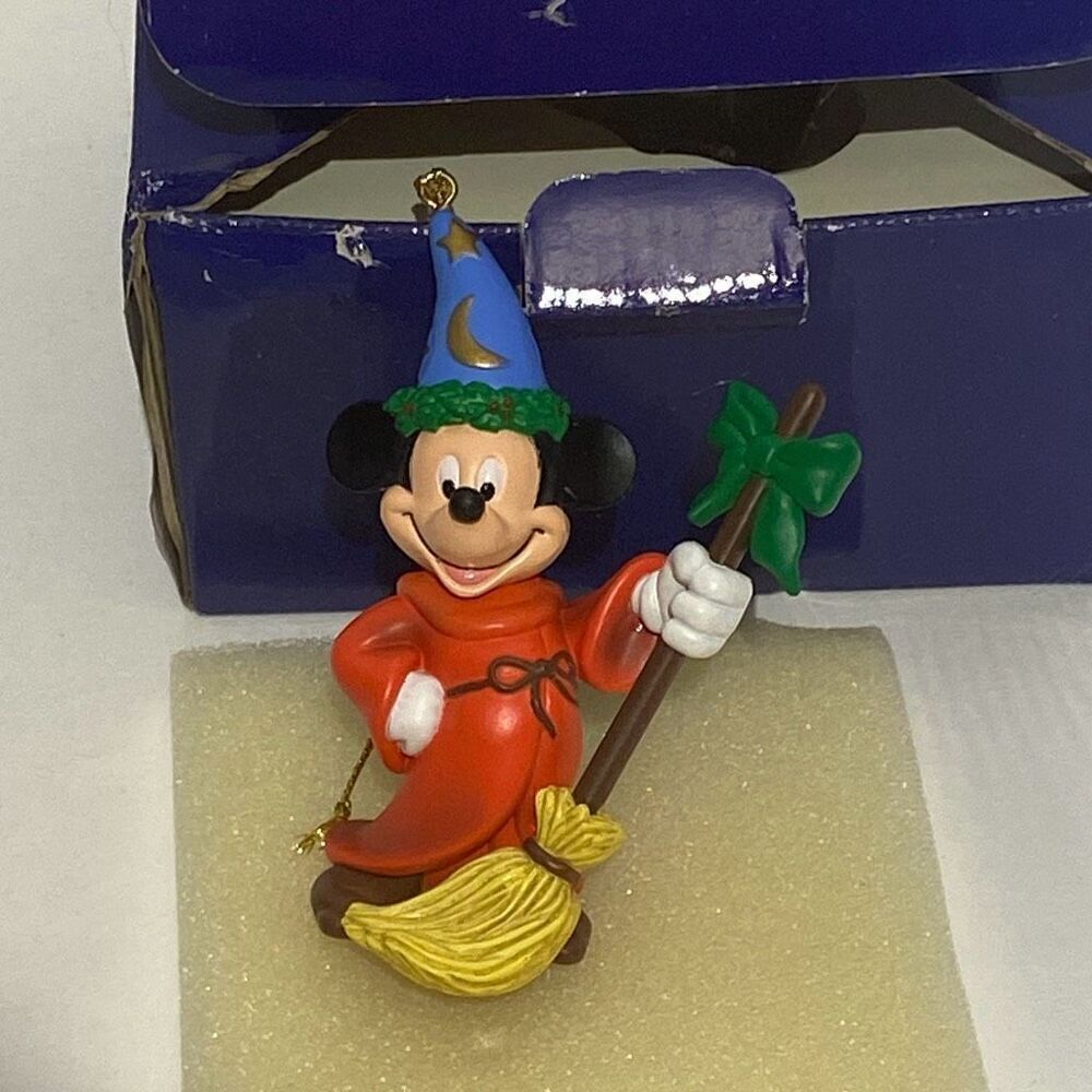 Grolier Disney President's‎ Edition Mickey Mouse from Fantasia Ornament with Box
